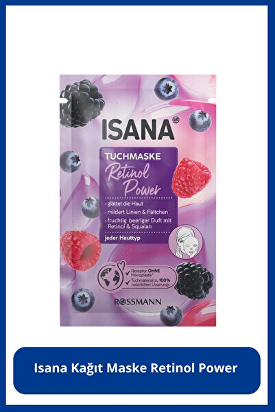 ISANA KAGIT MASKE RETINOL POWER