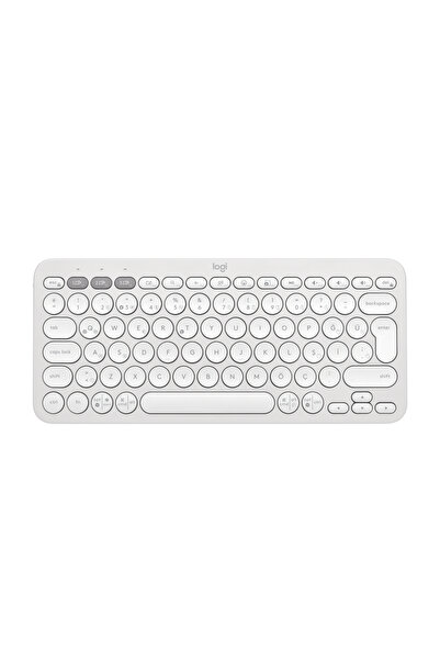 logitech K380s Pebble Keys 2 Çoklu Cihaz Özellikli Bluetooth Türkçe Q Klavye,...