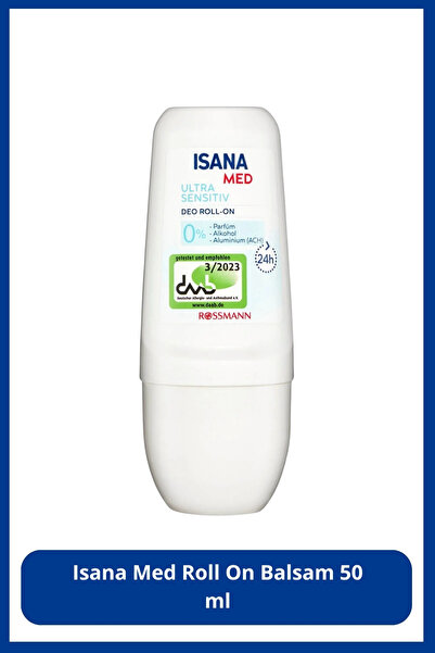 ISANA Med Balsam Roll-on Ultra Hassas 24h 50 ml