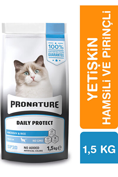 Pronature Yetişkin Kuru Kedi Maması (Daily Protect) - Hamsili ve Pirinçli - 1...
