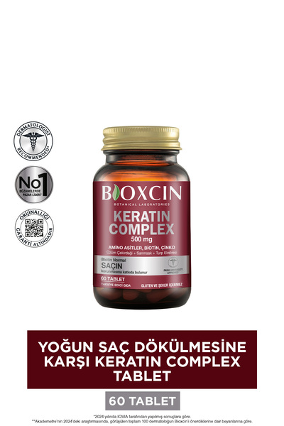 Bioxcin Keratin Complex 500 Mg 60 Tablets