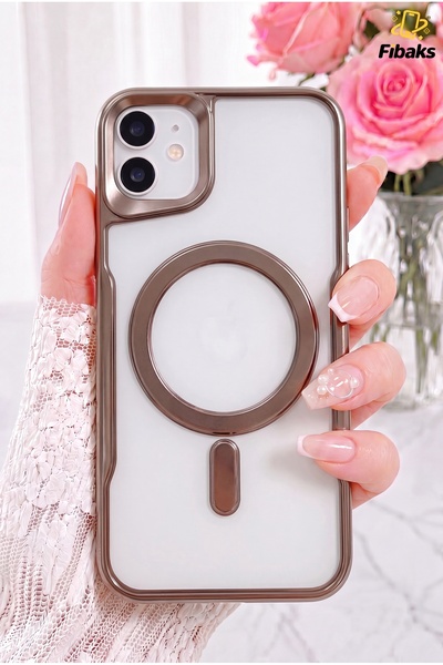 Fibaks iPhone 11 Kılıf Prizma Kamera Çıkıntılı Magsafe Şarj Destekli Mat Renk...