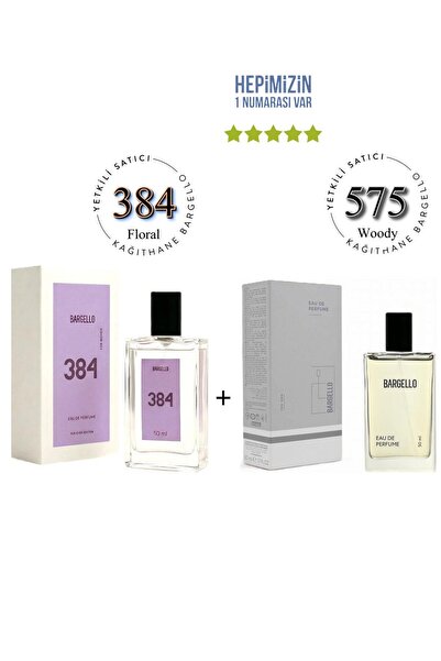 Bargello 384 + 575 Kadın/erkek Parfüm Edp 50 ml Floral/woody - Mnms50384575