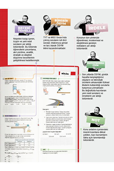 3D Yayınları AYT Fizik Defter Video Destekli