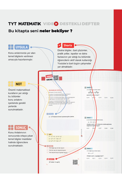 3D Yayınları TYT Matematik Defter Video Destekli
