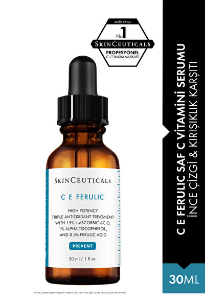 SkinCeuticals C E Ferulic İnce Çizgi & Kırışıklı Karşıtı Saf C Vitamini Serum...