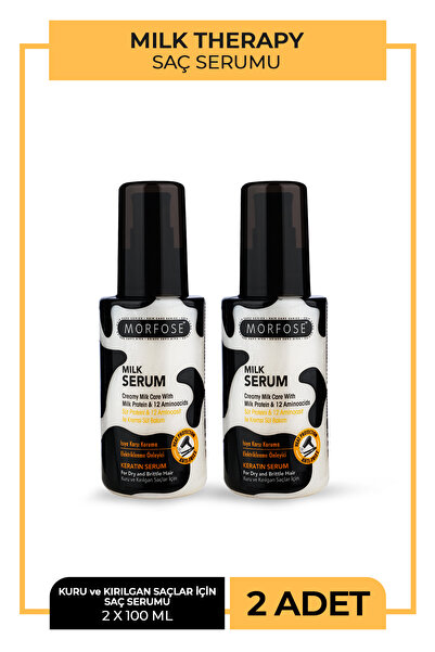 Morfose Milk Therapy Keratin Saç Serumu 100 Ml -2 Adet