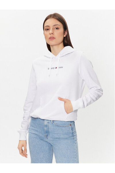 Tommy Jeans Biała bluza damska (kod modelu: dw0dw15649)