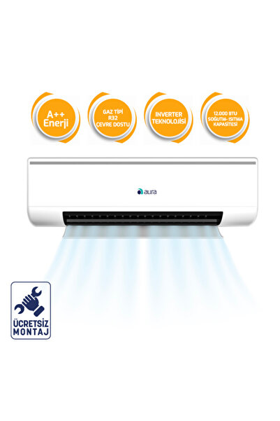 AURA Duvar Tipi Inverter Klima 12.000 Btu