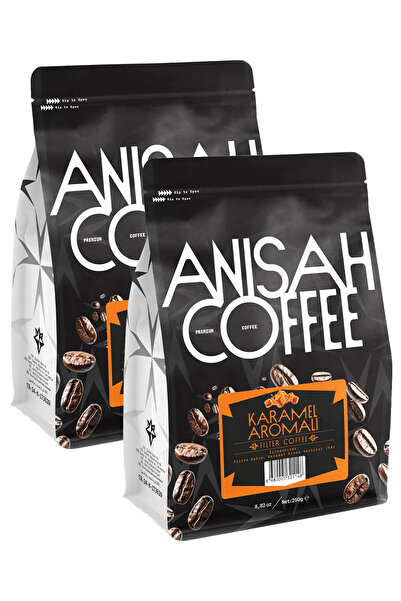 Anisah Coffee قهوة مفلترة بنكهة الكراميل |   2×250 جرام |   خالي من السكر