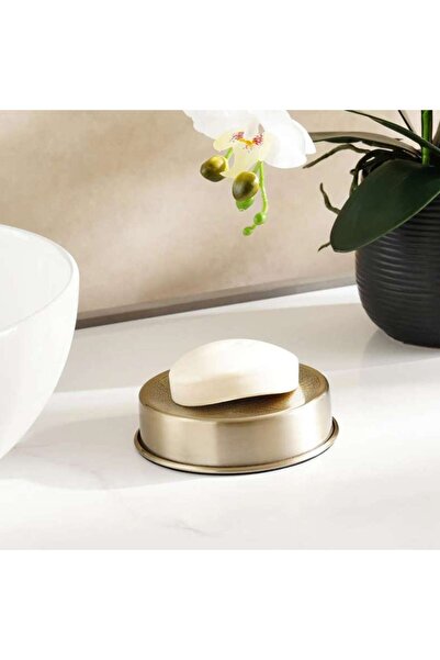 PAN HOME طبق صابون هيريتيج 12.5×12.5×3.5 سم - ذهبي
