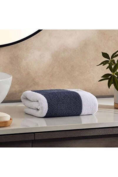 PAN HOME Chicago Textured Stripe 650 Gsm Hand Towel 50x90 Cm-ocean