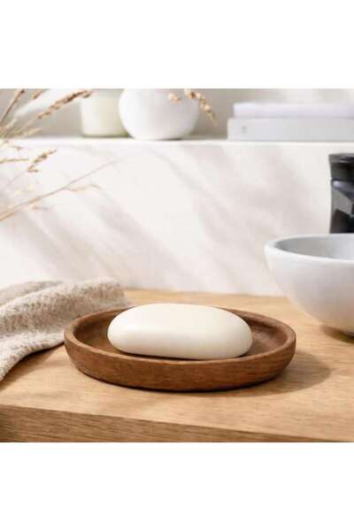 PAN HOME Oakroot Soap Dish 14x9.5x2cm - Natural