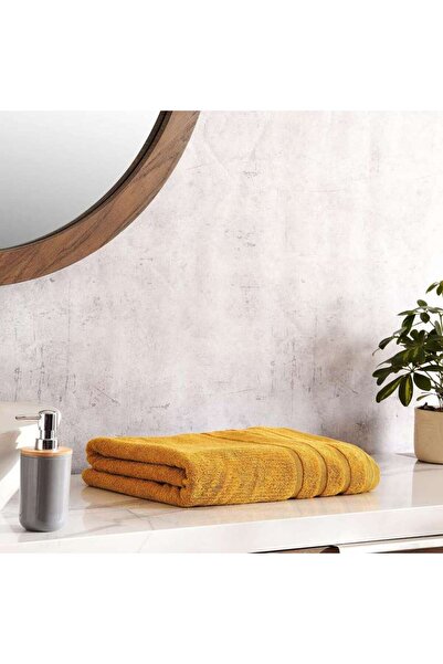 PAN HOME Chicago Textured 650 GSM Bath Towel 70x140 cm-Dark Horseradish