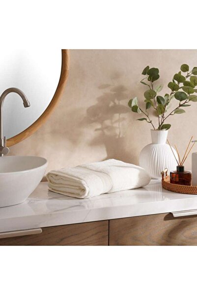 PAN HOME Classic Zero Twist 600 Gsm Bath Towel 70x140 Cm-cream