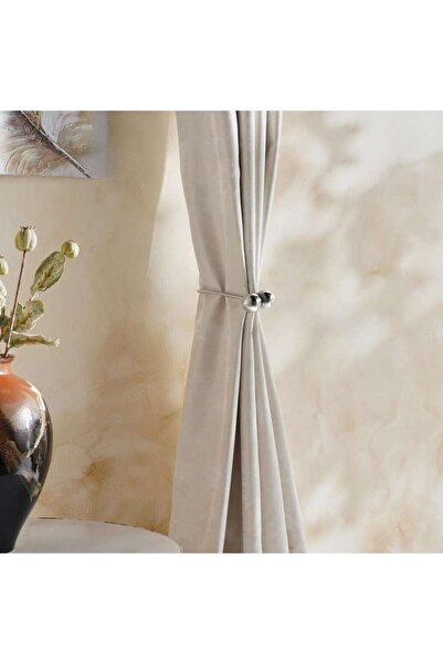 PAN HOME Dazzle Magnetic Curtain Tieback - Silver