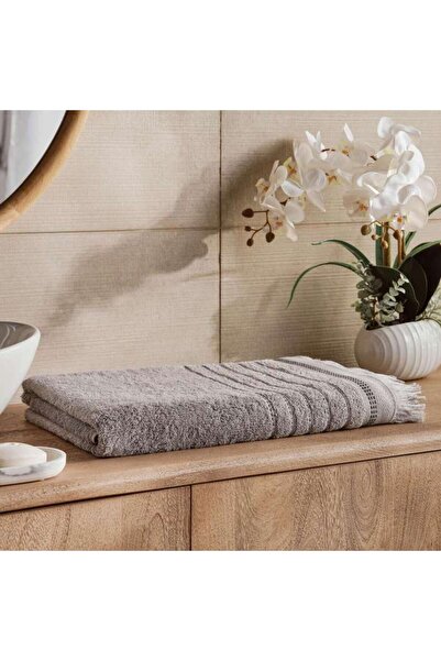 PAN HOME Selena TurkishLux 520 GSM Bath Sheet 90X180 cm- Grey