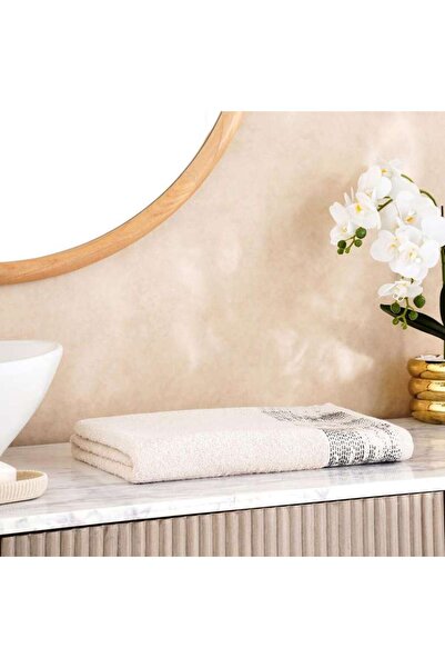 PAN HOME منشفة حمام سيستا بوردر 70x140 سم - أخضر