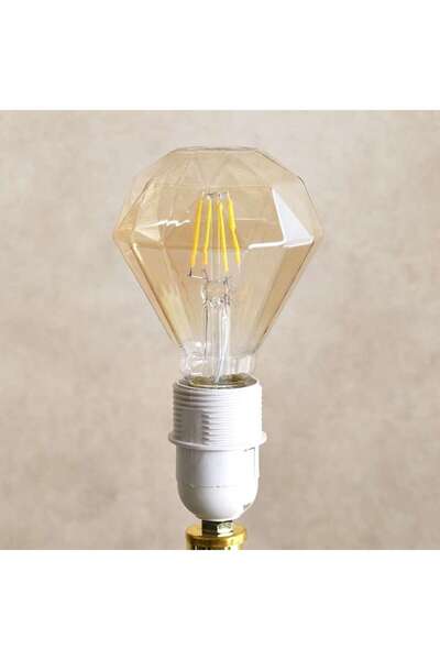 PAN HOME مصباح ليد عتيق الطراز G95 بتصميم ماسي، قاعدة E27، 4 واط، 2700 كلفن، ...