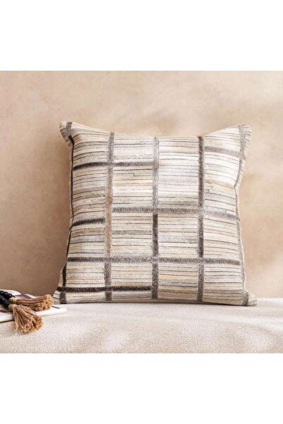 PAN HOME Lucas Hairon Filled Cushion 50x50cm - Grey