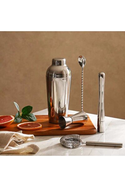 PAN HOME Raneta 5-piece Tool Set - Chrome