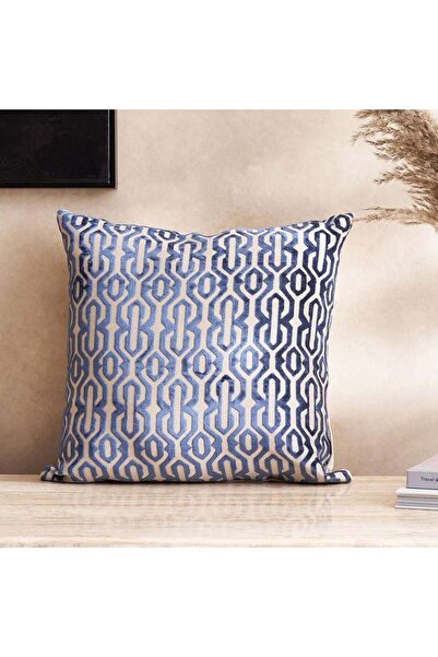PAN HOME Monrovia Holland Velvet Down Alternative Filled Cushion 48x48cm - Re...