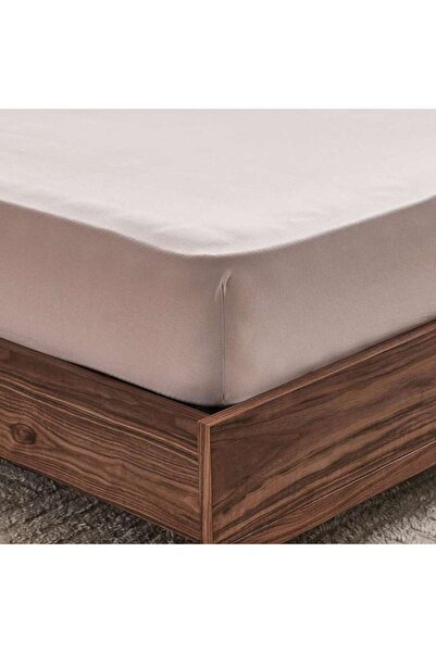 PAN HOME Premium Turkish Cotton Jersey Queen Fitted Sheet 160x200+33cm -soft ...