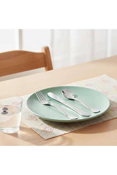PAN HOME Loma 3-piece Kids Cutlery Set -chrome
