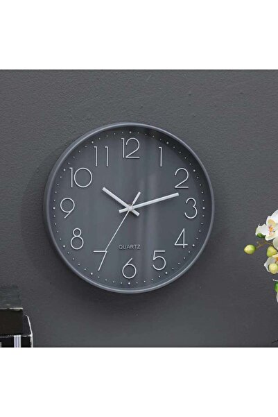 PAN HOME Colton Wall Clock Dia 30cm - Grey
