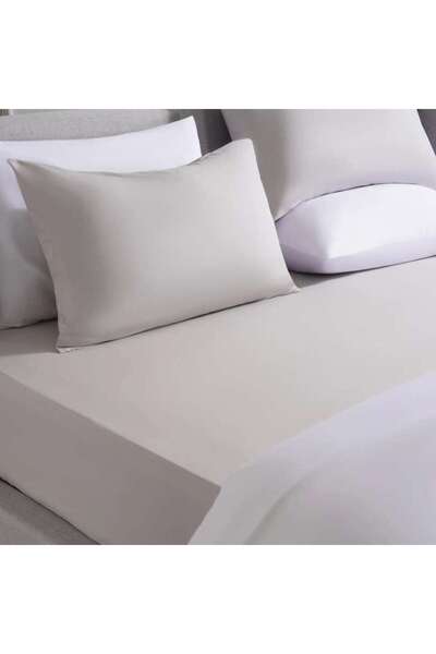 PAN HOME Conscious Eucacel Fitted Sheet 160x200+33cm - Vapour Grey
