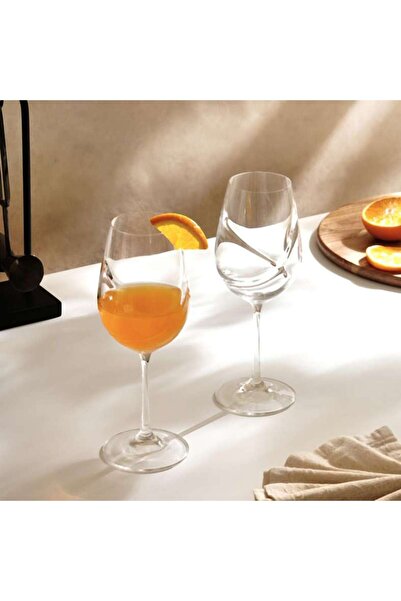 PAN HOME طقم أكواب زجاجية كريستال دوف من أوما 6 قطع 330 مل - شفاف