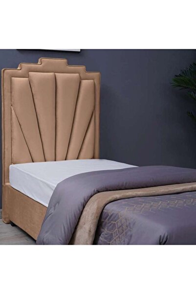 PAN HOME URANUS HEADBOARD VELVET GOLD L-90 : H-125 CM