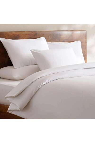 PAN HOME Classic Egyptian 3-piece 400tc King Duvet Cover Set 230x220cm - White