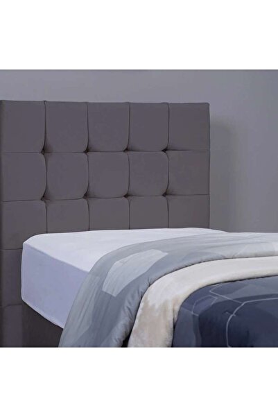 PAN HOME Vista Headboard Velvet Grey L-120 : H-125 Cm