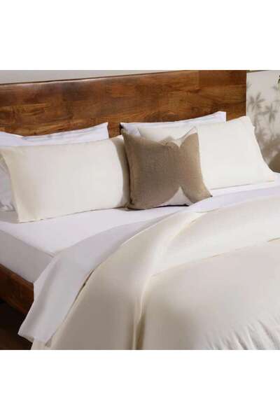 PAN HOME Elegance 3-Piece Duvet Cover Set 260x220cm - Cream