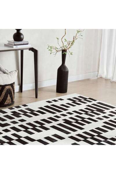 PAN HOME Ashton Textured Rug 200x290cm - Black