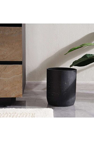 PAN HOME سلة نفايات إلتا بقطر 20.5×24.5 سم - أسود