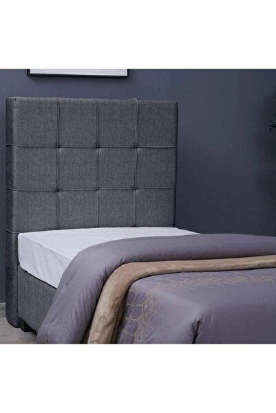 PAN HOME هيرمونيا هيدبورد شانيل رمادي L-120: ارتفاع 125 سم