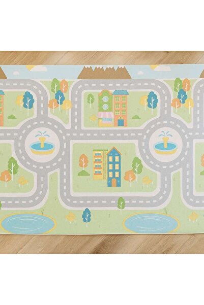 PAN HOME Rusty Roads Playmat 125x185cm - Green