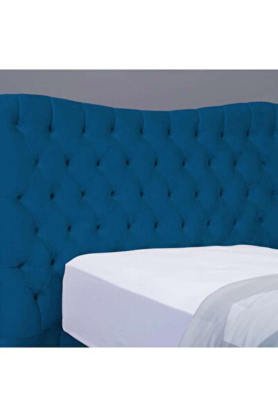 PAN HOME MARS HEADBOARD VELVET BLUE L-120 : H-125 CM