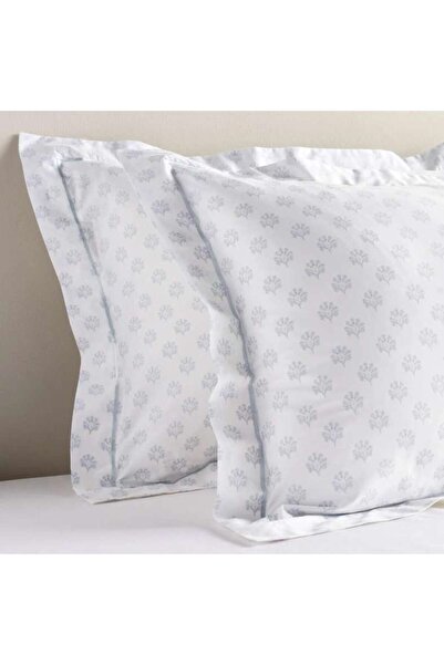 PAN HOME Classic Buti 2-piece Oxford Pillow Case Set 50x75+5cm - Blue Mist