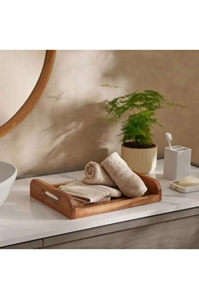 PAN HOME Hydrocotton Luxury 700 gsm 4pk Fingertip Towel 30x30 cm-Beige