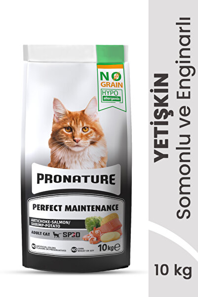 Pronature Tahılsız Yetişkin Kuru Kedi Maması (Perfect Maintenance) - Somonlu ...