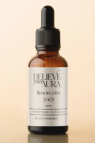 Believe Your Aura Limon Otu Yağı - %100 Saf Ve Doğal Cilt Ve Saç Bakım Yağı -...