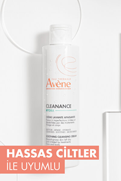Avene Cleanance Hydra Yıpranmış Ciltler için Yatıştırıcı Temizleme Kremi 200 ml