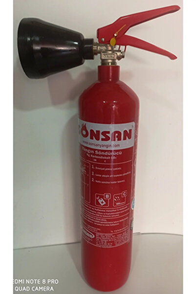 SÖNSAN Co2 Gazlı Yangın Söndürme Cihazı 2 Kg.
