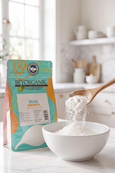 BEYORGANİK Organik Nişasta 250gr (PESTİSİT VE AFLATOKSİN ANALİZLİ)