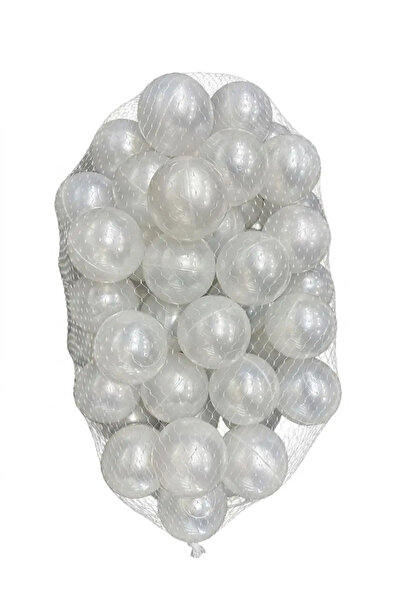 ATLAS BABY&CHILD 6 cm 50'li İnci Oyun Havuz Topu Çocuklar için Güvenli Plasti...