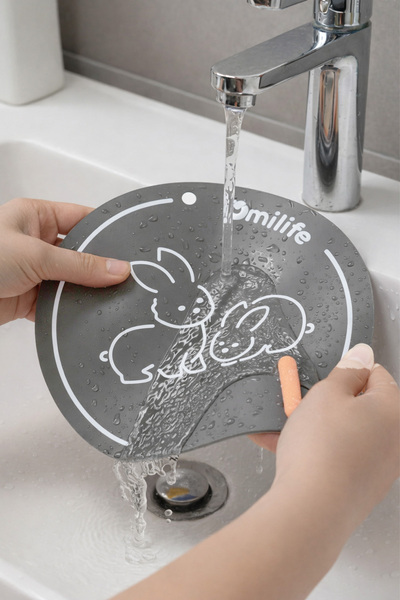 omilife 3 Adet Gri renk Silikon Gider Kapağı Koku Önleyici Lavabo Banyo Mutfak Gider Tıkacı