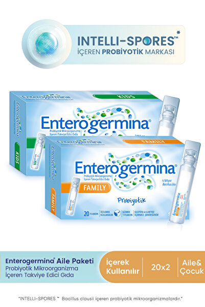 Enterogermina 2B_20 Flakon & 4B_20 Flakon Süper Aile Paketi